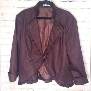 John Paul Richard Brown Blazer Jacket Size‎ Small